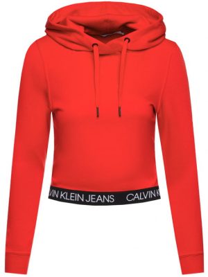 Czerwona krótka bluza Calvin Klein