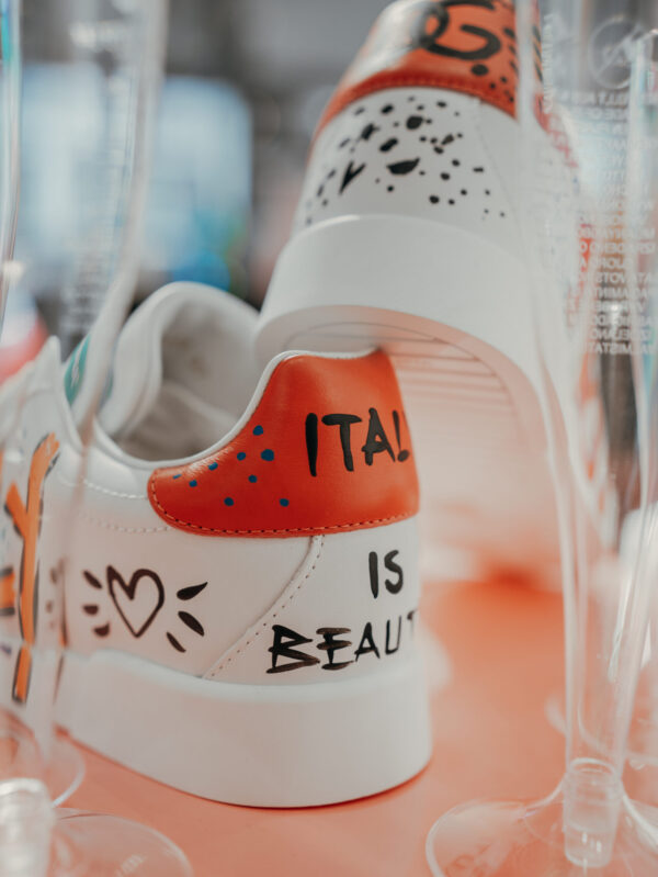 Sneakersy PORTOFINO “peace and love”