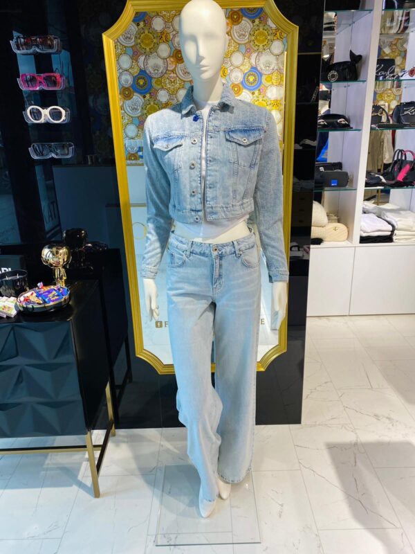 Karl Lagerfeld szerokie jeansy