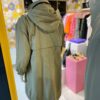 Karl Lagerfeld beżowa parka - obrazek 6
