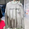 Joanna Muzyk bluza dresowa Logo Grey+ farbka - obrazek 3