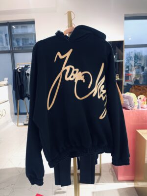 Joanna Muzyk bluza dresowa BLACK ciemny beż