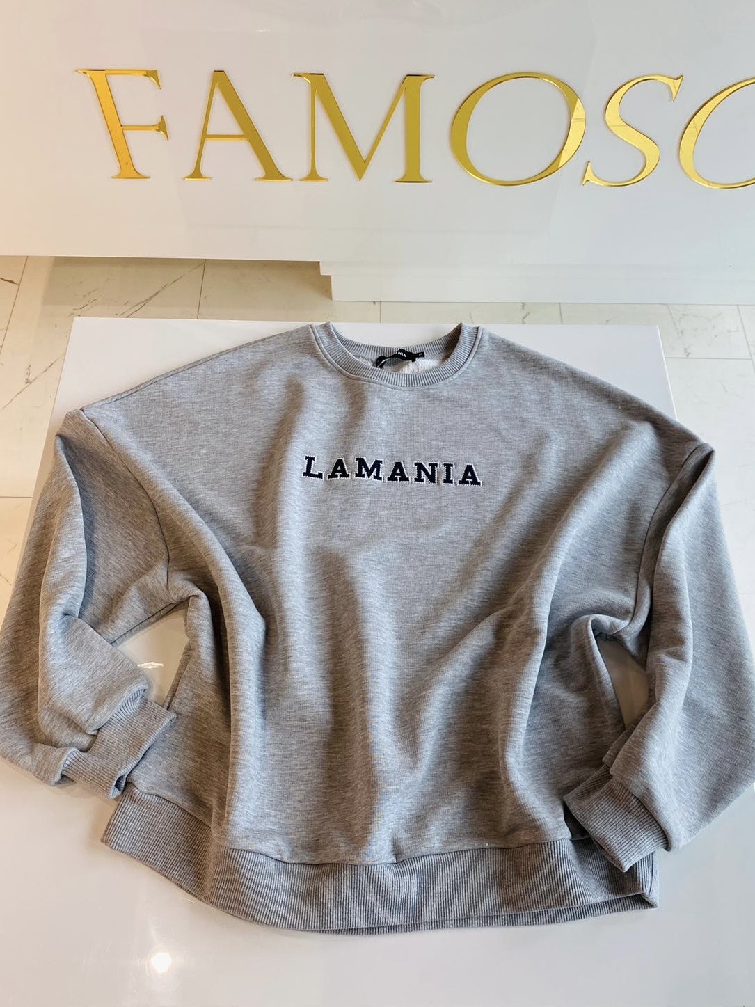La Mania bluza szara RETRO