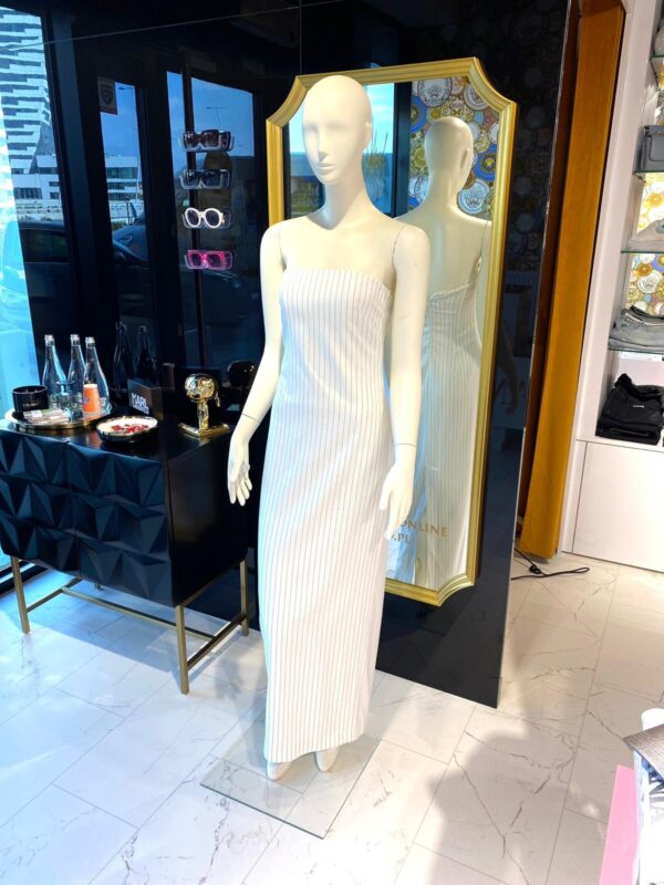 LaMania sukienka maxi MUSE WHITE