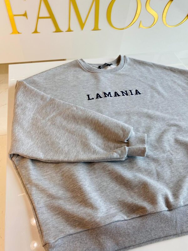 La Mania bluza szara RETRO - obrazek 3