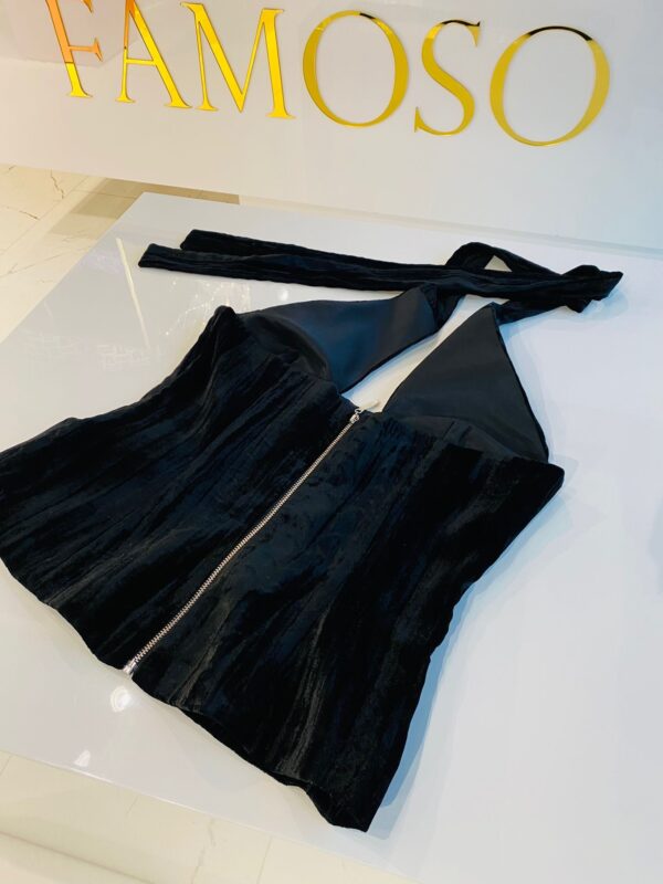 La Mania czarny gorset CHIC - obrazek 3