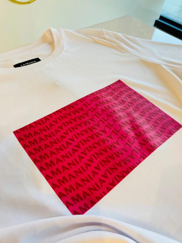 LAMANIA t-shirt biały SIGNATURE 2 - obrazek 5