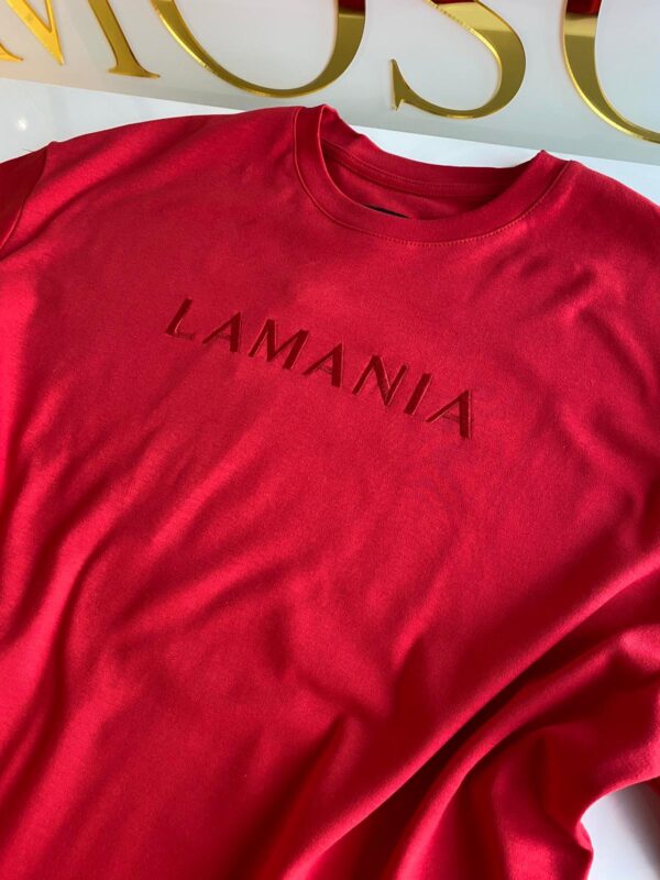 LAMANIA t-shirt czerwony LUCY 3