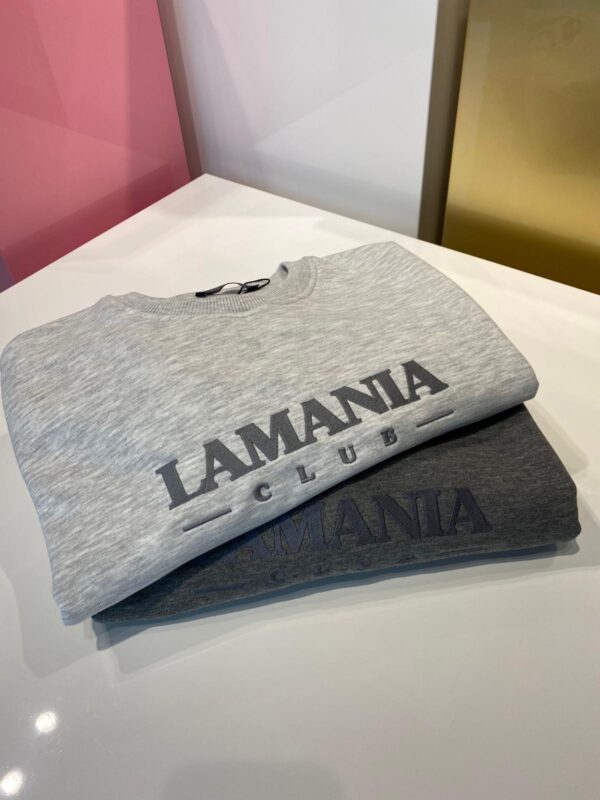 LaMania bluza LOW ciemno szary melanż