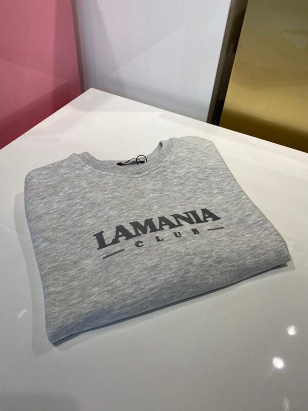 LaMania bluza LOW jasno szary melanż