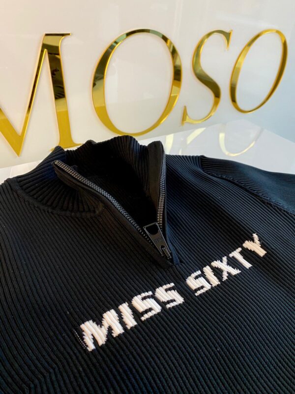 MISS SIXTY czarny rozpinany sweter