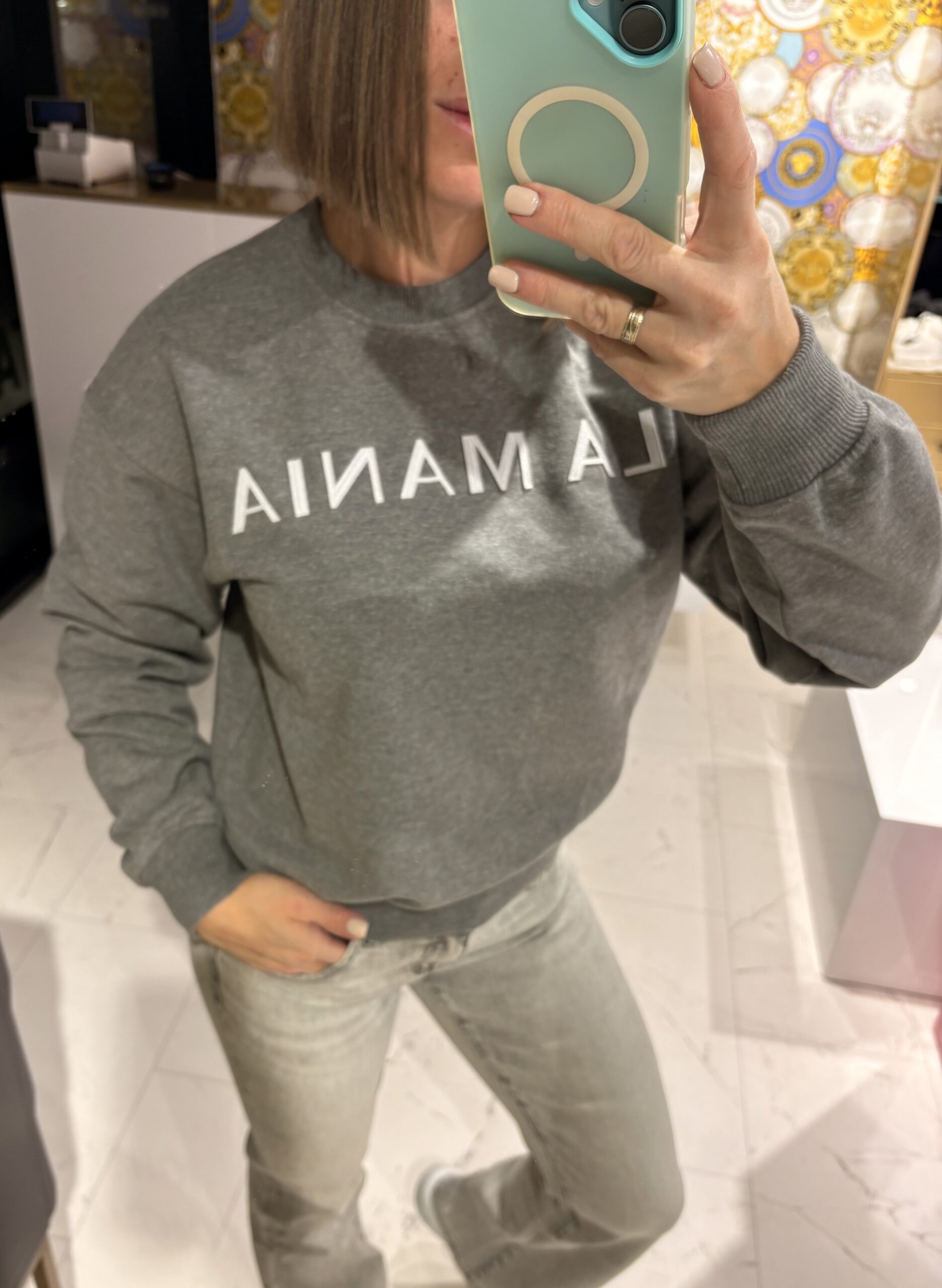 La Mania szara bluza PRIVATE La Mania szara bluza PRIVATE